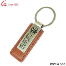 New Fashion Metal Key Rings Leather Keychain (LM1273)